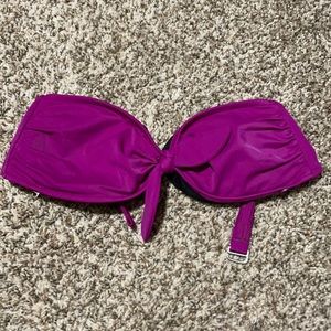 Purple VS Strapless Bikini Top